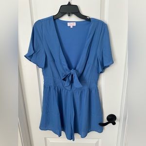 Love for a lifetime Dark Blue Romper
